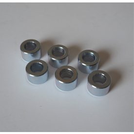   Utaslábtartó távtartók, 6 db-os készlet, galvanizált, Jawa Panelka, Kyvacka, ČZ