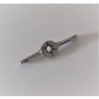 Szárnyas anya első villához, krómozott, Jawa 175 Special, Villiers, 100 Robot