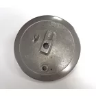 Fék zárófedél, eredeti, elektrokémiai polírozással, Jawa Kyvacka