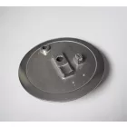 Fék zárófedél, eredeti, elektrokémiai polírozással, Jawa Kyvacka