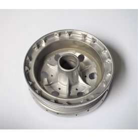   Kerékagy, első, eredeti, elektropolírozott, Jawa 250/350 Kyvacka