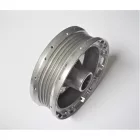 Kerékagy, első, eredeti, elektropolírozott, Jawa 250/350 Kyvacka