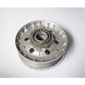   Kerékagy, hátsó, eredeti, elektropolírozott, Jawa 250/350 Kyvacka