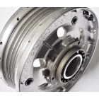 Kerékagy, hátsó, eredeti, elektropolírozott, Jawa 250/350 Kyvacka