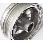 Kerékagy, hátsó, eredeti, elektropolírozott, Jawa 250/350 Kyvacka