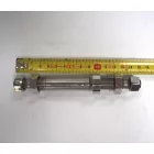 Első kerék tengely anyákkal, 150 mm kerékagyhoz, korrózióálló, polírozott, Jawa 175/250 Special