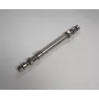 Kerék tengely hátsó anyákkal, kerék díszlemez 150 mm, korrózióálló, polírozott, Jawa 175/250 Special