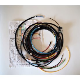 Elektromos kábelköteg és rajz, ČZ 501 ampermérős