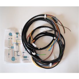   Elektromos kábelköteg és rajz, BOSCH gyújtáskapcsolóval, ČZ 501