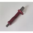 Lábtartó cső, jobb, piros lakkozott, Jawa 250 Perak