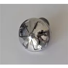 Légszűrő, komplett, krómozott, bemenet 35mm, Jawa Perak, Kyvacka