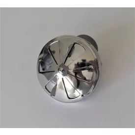   Légszűrő, komplett, krómozott, bemenet 35mm, Jawa Perak, Kyvacka