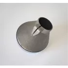 Légszűrő, komplett, krómozott, bemenet 35mm, Jawa Perak, Kyvacka