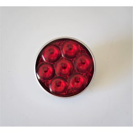   Üveg prizma, piros, alumínium kerettel, M6 csavarral, Ø55mm, Jawa, ČZ