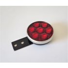 Üveg prizma, piros, két csavaros rögzítővel, Ø55mm, Jawa, ČZ