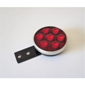   Üveg prizma, piros, két csavaros rögzítővel, Ø55mm, Jawa, ČZ