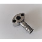 Olajtömlő fúvóka, korrózióálló, polírozott, Jawa 500 OHC