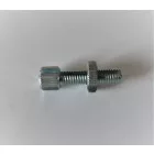 Bowden állító csavar anyával, galvanizált, M8x30mm, Jawa, ČZ