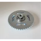 Hátsó lánckerék komplett 47 fogú, galvanizált, Jawa 250/350 Kyvacka, Panelka
