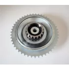 Hátsó lánckerék komplett 47 fogú, galvanizált, Jawa 250/350 Kyvacka, Panelka