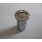 Tanksapka mérőpohárral, menetes, eredeti, felújított, új krómozott, Jawa Villiers, Special