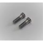 Kormány rögzítőcsavarok, 2 db, korrózióálló/polírozott, Jawa Villiers, Special