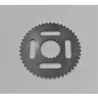 Hátsó lánckerék 46 fogas, nyers, Jawa Kyvacka