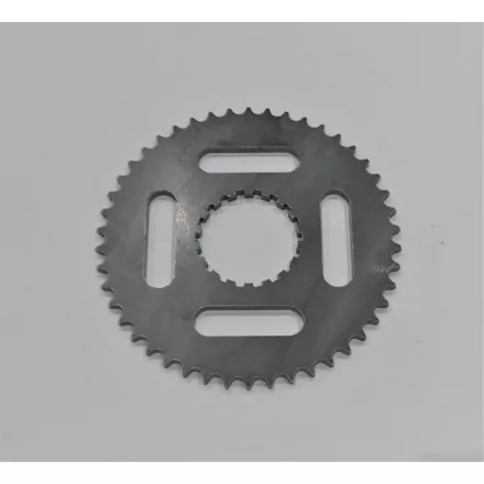 Hátsó lánckerék 46 fogas, nyers, Jawa Kyvacka