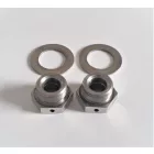 Első teleszkóp zárócsavarok, oldalfurattal, korrózióálló, polírozott, Jawa, ČZ