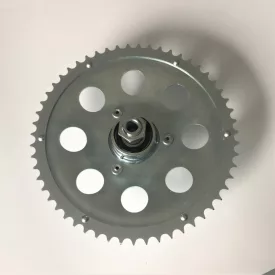   Hátsó lánckerék komplett 55 fogú, galvanizált, Jawa 50 typ 05/20/21/23