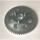 Hátsó lánckerék 55 fogú, galvanizált, Jawa 50 typ 05/20/21/23