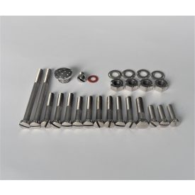   Motorblokkfedél csavarkészlet, korrózióálló/polírozott, Jawa / ČZ 175