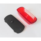 Hátsó lámpa burkolat gumitömítéssel, piros, PAV 40 utánfutó, ČZ 125-250
