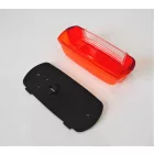 Hátsó lámpa burkolat gumitömítéssel, narancssárga-piros, PAV 40 utánfutó, ČZ 125-250