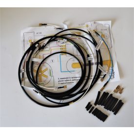   Elektromos kábelköteg és rajz, kürt nélkül, Jawa Babetta 210