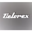 Felirat VELOREX, műanyag, fehér