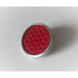   Prizma piros, csavarral, korrózióálló keret, 51 mm, műanyag, Jawa