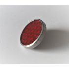 Prizma piros, csavarral, korrózióálló keret, 51 mm, műanyag, Jawa