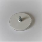 Prizma, fehér, csavarral, 62mm, műanyag, Jawa