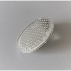 Prizma, fehér, csavarral, 62mm, műanyag, Jawa