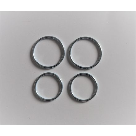 Porvédő szorítógyűrű első villához, 4 db galvanizált, Jawa 50