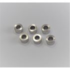 Utaslábtartó távtartók, 6 db-os készlet, korrózióálló/polírozott, Jawa Panelka, Kyvacka, ČZ