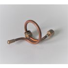 Benzincső karburátorhoz AMAL, felső töltésű, sárgaréz, Jawa Special