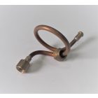 Benzincső karburátorhoz AMAL, felső töltésű, sárgaréz, Jawa Special