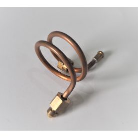   Benzincső karburátorhoz VILLERS, sárgaréz, Jawa Special, Villiers