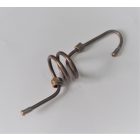 Benzincső karburátorhoz AMAL, alsó töltésű, sárgaréz, Jawa Special