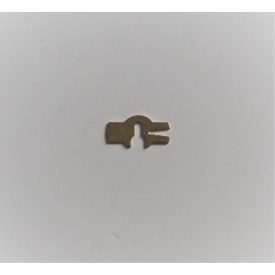   Részterheléstű rögzítő lemez karburátorhoz, sárgaréz, 0.5 mm, Jawa, ČZ