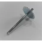 Pedáltengely, 26 fogú, galvanizált, Jawa Babetta 210