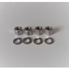 Hengerfej anya M6, 4 db, korrózióálló, Jawa 50