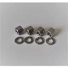 Hengerfej anya M6, 4 db, korrózióálló, Jawa 50